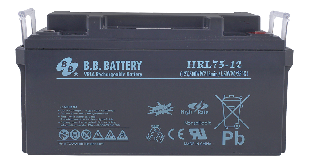 Емкость аккумулятора 75. Аккумулятор BB Battery HRL 75-12. AGM VRLA аккумулятор HRL 12-75. Delta Battery HRL 12-75 X 75 А·Ч. B. B. Battery HRL 50- 12.
