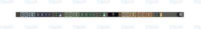Блок розеток PDU Vertiv GI10015L серия Basic