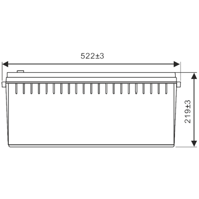 Аккумулятор WBR GPL122000
