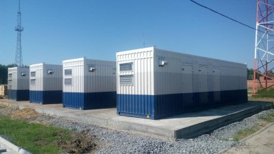 Блок-контейнер с ИБП-ПИР-400кВА 5 мин