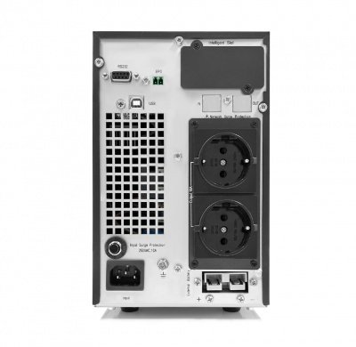 ИБП HIDEN EXPERT UDC9201S, встроенные АКБ в корпусе (3х7А/ч), 1 kVA/0,9 kW (PF=0,9)