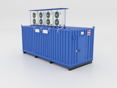Блок-контейнер с ИБП-ПИР-400кВА 5мин