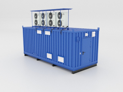Блок-контейнер с ИБП-ПИР-400кВА 5мин