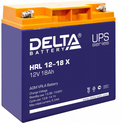 Аккумулятор DELTA HRL 12-18 Х