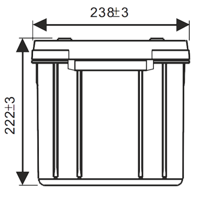 Аккумулятор WBR GPL122300