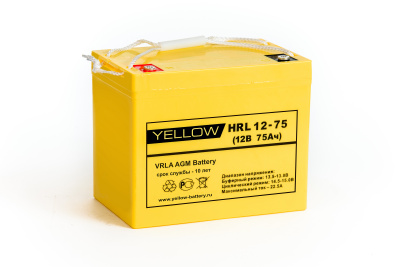 Аккумулятор YELLOW HRL 12-535w-1