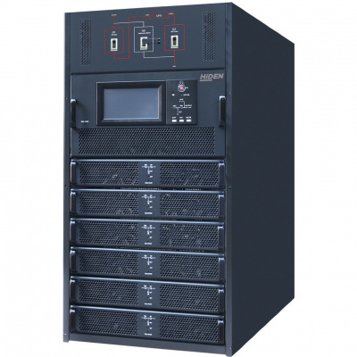 Силовой шкаф HEM150/25C-WITH PDU (150 kVA макс. 6 слотов для силовых модулей HEPM25C, с автоматическими выключателями)