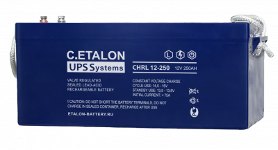 Аккумулятор C.ETALON CHRL 12-250