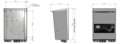 Выпрямитель 220/96 Flatpack2 Wallbox 96VDC