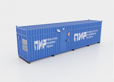 Блок-контейнер с ИБП-ПИР-400кВА 5 мин