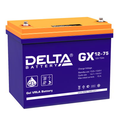 Аккумулятор DELTA GX 12-75