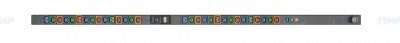 Блок розеток PDU Vertiv GI10063L серия Metered
