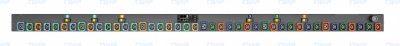 Блок розеток PDU Vertiv GI30088L серия Monitored