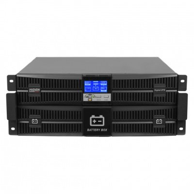 ИБП HIDEN EXPERT UDC9203S-RT, встроенные акб в корпусе (7А/ч х 8шт),3 kVA/2,7 kW (PF=0,9)