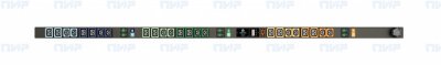 Блок розеток PDU Vertiv GI10034L серия Metered