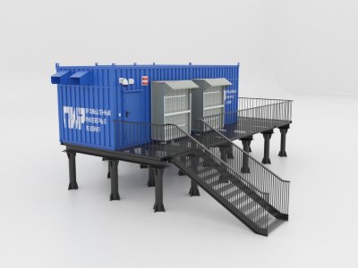 Блок-контейнер с ИБП-ПИР-800-20