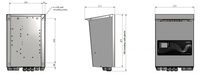 Выпрямитель 220/24 Flatpack2 Wallbox 24VDC