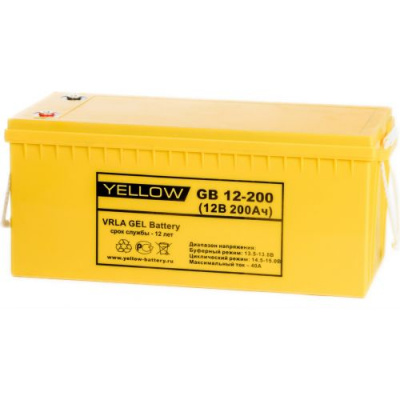 Аккумулятор YELLOW GB 12-200